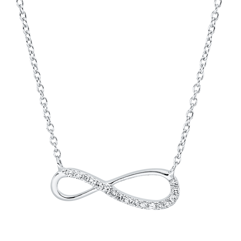 Symbol Collier Weißgold 18kt 0,05ct