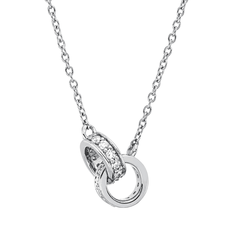 Modern Woman Collier Weißgold 18kt 0,14ct