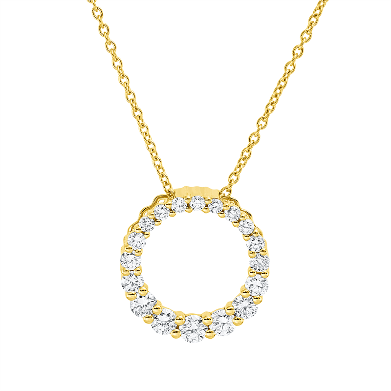 Modern Woman Collier Weißgold 18kt 0,49ct