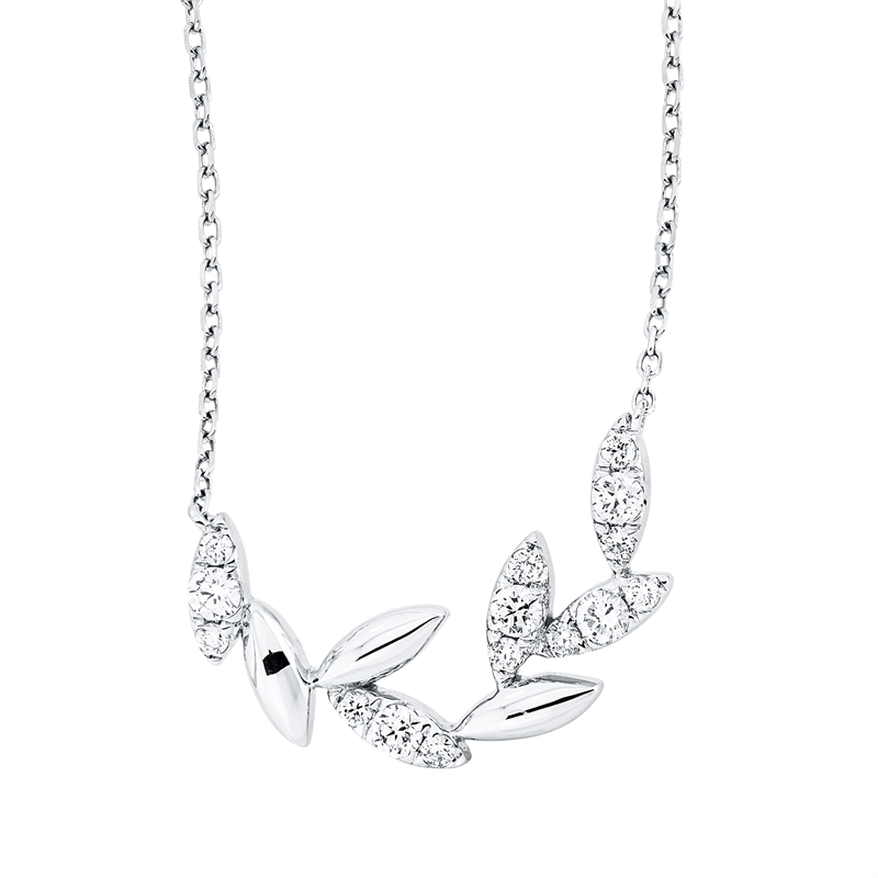 Modern Woman Collier Weißgold 18kt 0,21ct