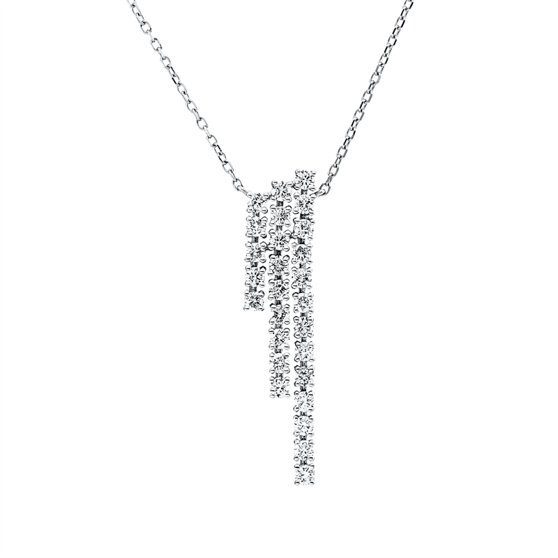 Modern Woman Collier Weißgold 18kt 0,69ct