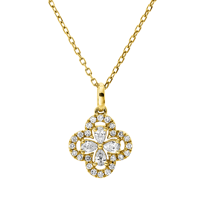 Modern Woman Collier Gelbgold 18kt 0,25ct