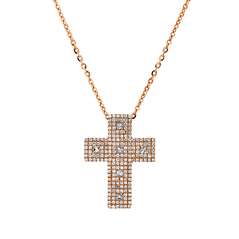 Baguette Collier Weißgold 18kt 0,7ct