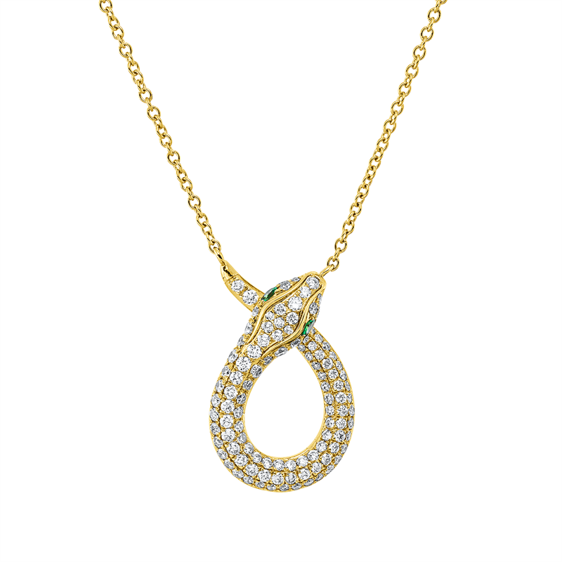 Tier Collier Weißgold 18kt 0,66ct