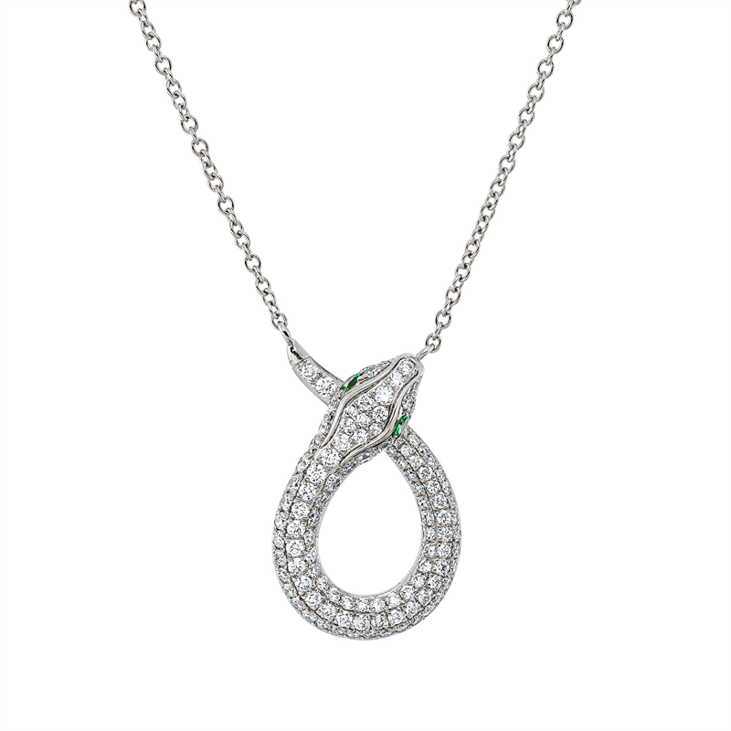 Tier Collier Weißgold 18kt 0,66ct