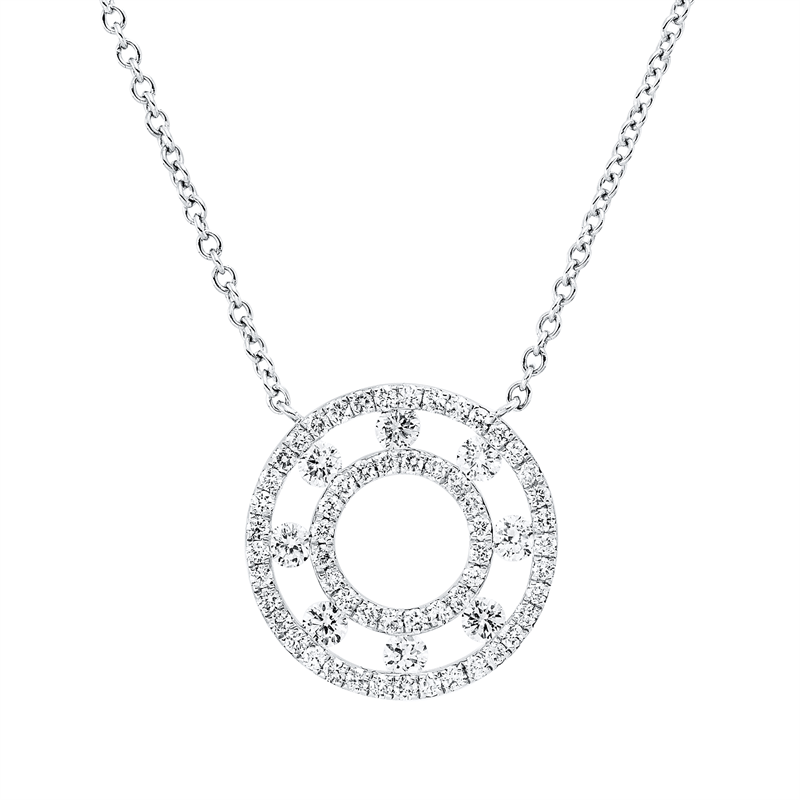 Modern Woman Collier Weißgold 18kt 0,56ct