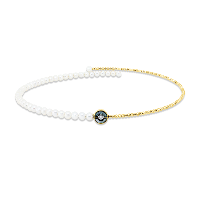 Collier Gelbgold 18kt 0,01ct