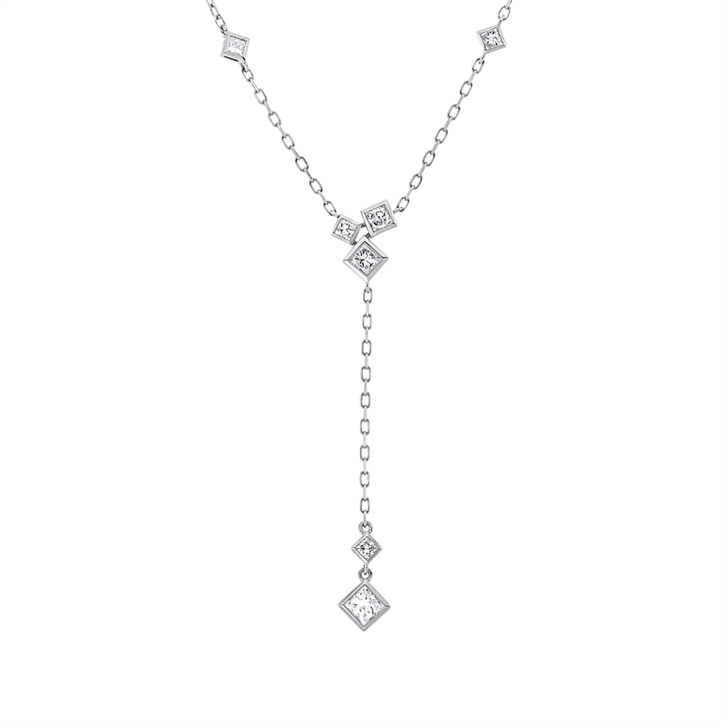 Modern Woman Collier Weißgold 18kt 0,49ct