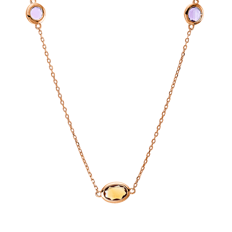 Farbstein Fashion Collier Rotgold 18kt