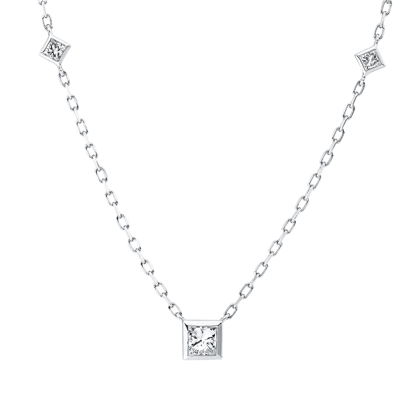 Modern Woman Collier Weißgold 18kt 0,25ct