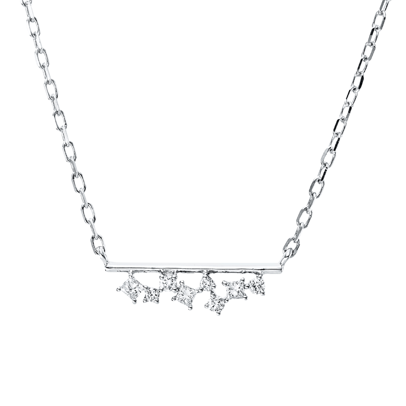 Modern Woman Collier Weißgold 18kt 0,11ct