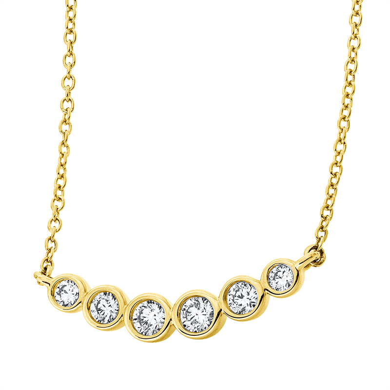 Modern Woman Collier Weißgold 18kt 0,21ct