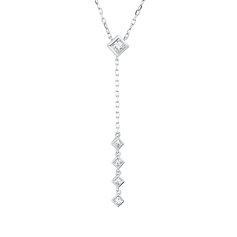 Modern Woman Collier Weißgold 18kt 0,47ct