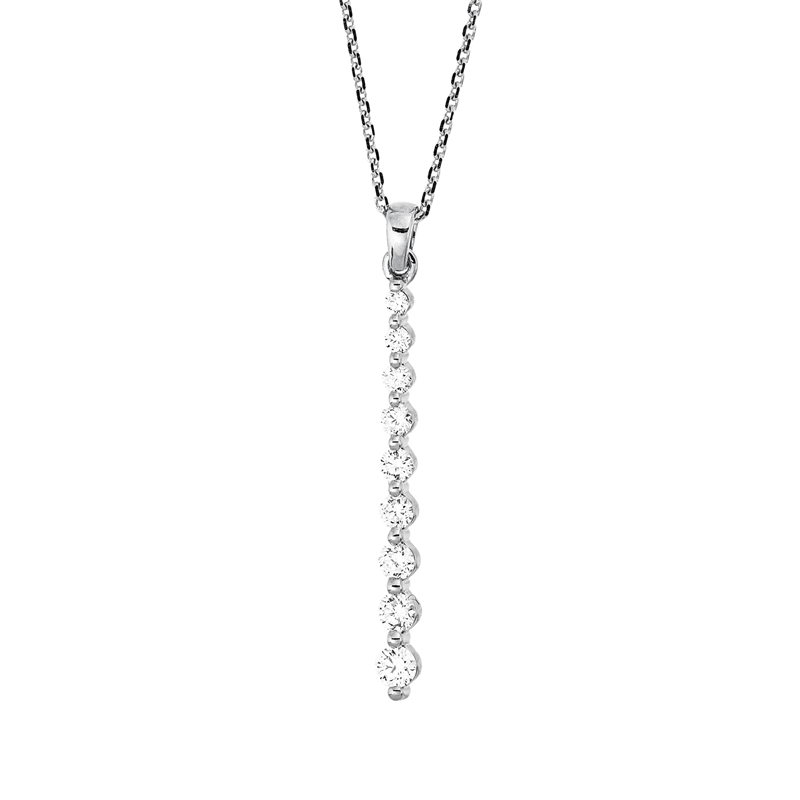 Modern Woman Collier Weißgold 18kt Ref-4Q146