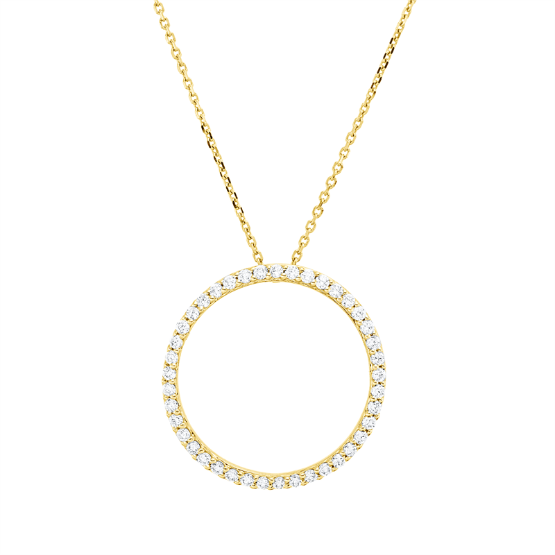 Modern Woman Collier Gelbgold 18kt 0,27ct