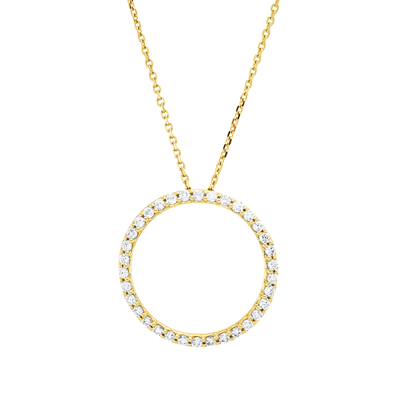 Modern Woman Collier Gelbgold 18kt 0,2ct