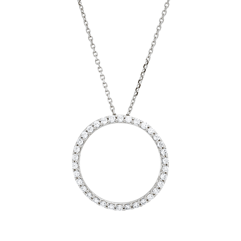 Modern Woman Collier Weißgold 18kt Ref-4Q150