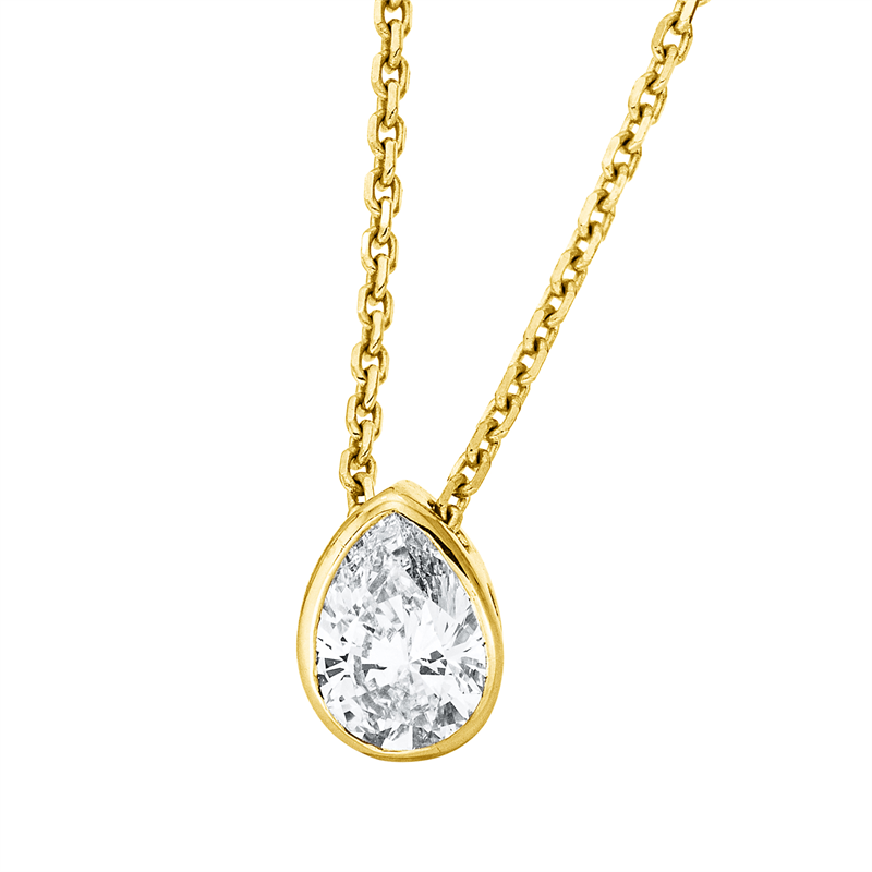 Solitaire Collier Gelbgold 18kt Ref-4Q152