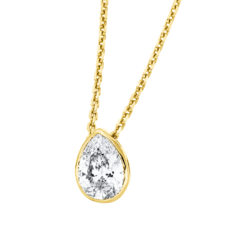 Solitaire Collier Gelbgold 18kt Ref-4Q153