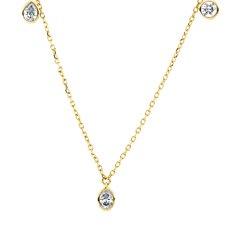 Modern Woman Collier Weißgold 18kt 0,47ct