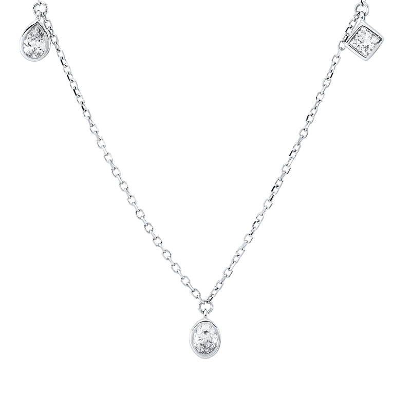 Modern Woman Collier Weißgold 18kt Ref-4Q166
