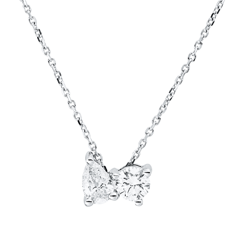 Modern Woman Collier Gelbgold 18kt 0,36ct