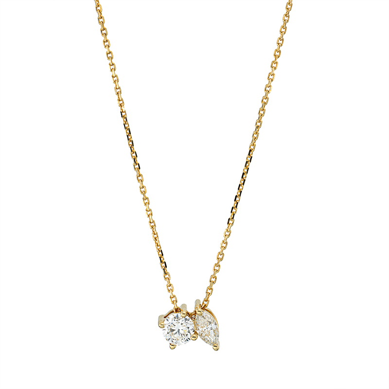 Modern Woman Collier Weißgold 18kt 0,37ct