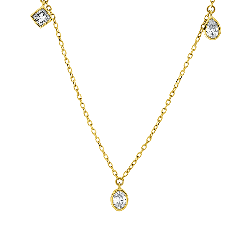 Modern Woman Collier Gelbgold 18kt Ref-4Q173