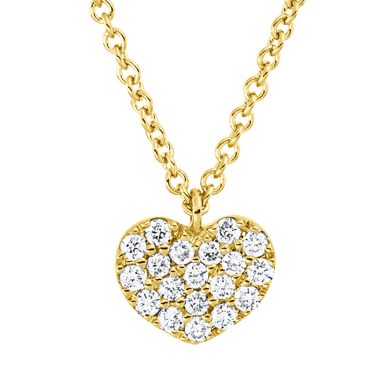 Illusion Classic Collier Weißgold 18kt 0,09ct
