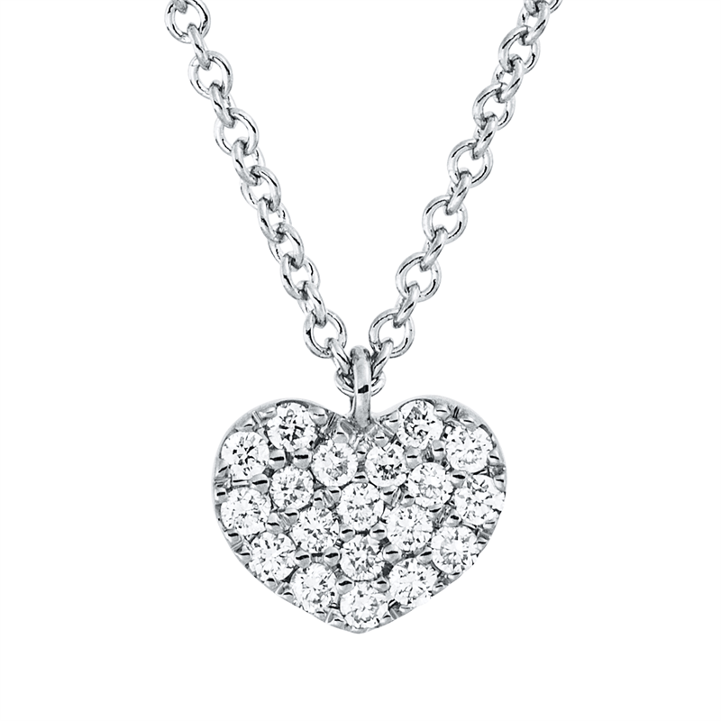 Illusion Classic Collier Weißgold 18kt 0,09ct