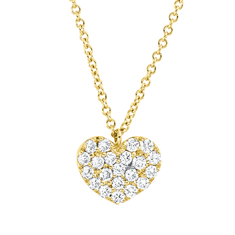 Illusion Classic Collier Weißgold 18kt 0,2ct