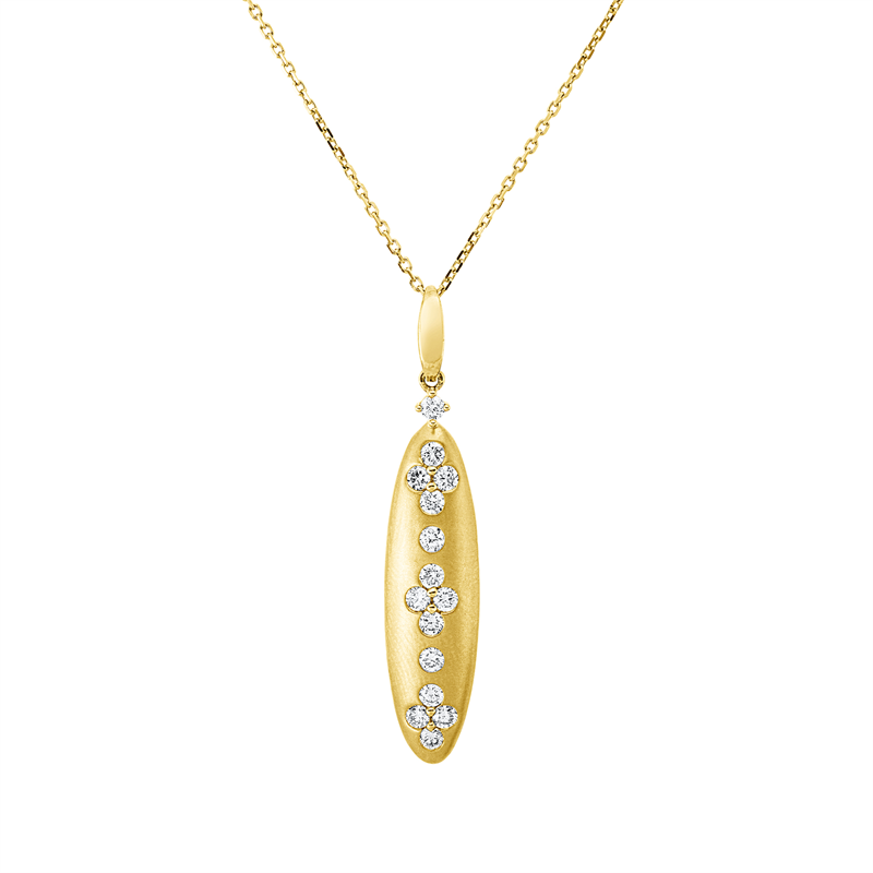 Modern Woman Collier Gelbgold 18kt 0,52ct