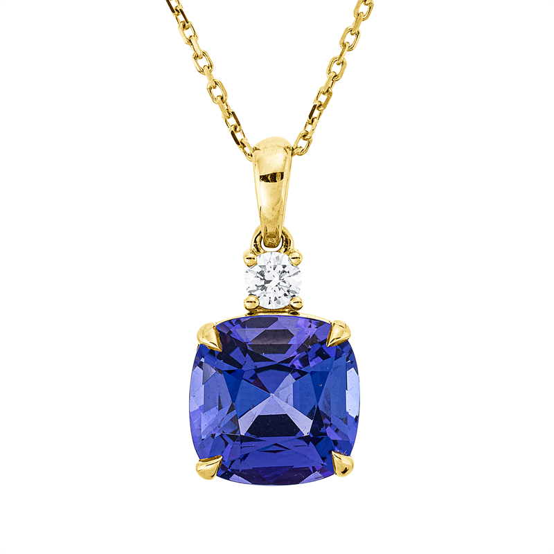 Farbstein Classic Collier Gelbgold 18kt 0,12ct