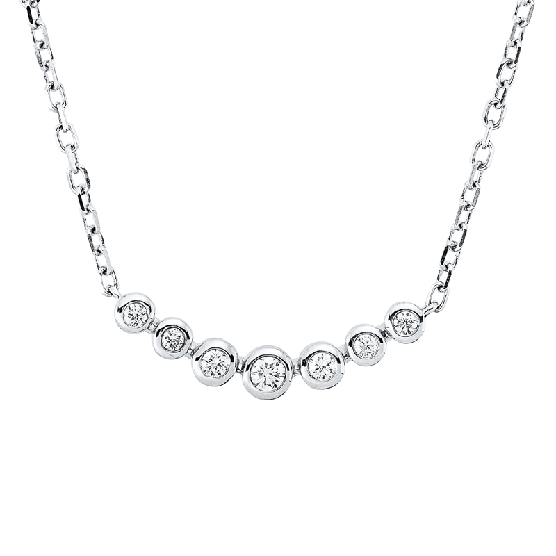 Modern Woman Collier Weißgold 18kt 0,11ct