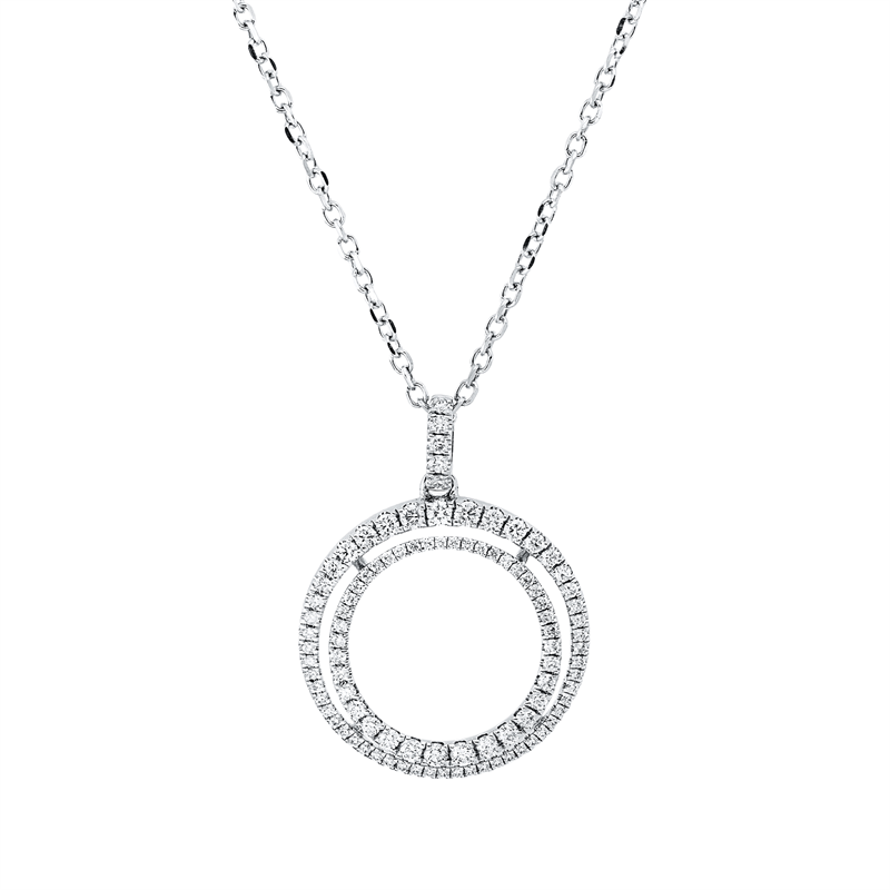 Modern Woman Collier Weißgold 18kt 0,51ct