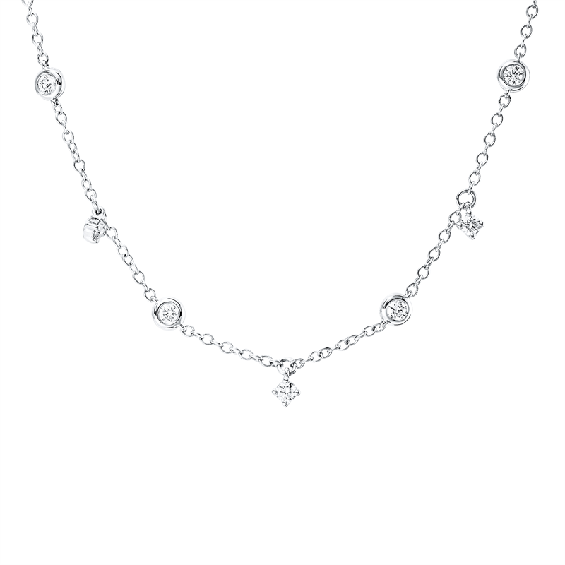 Modern Woman Collier Weißgold 18kt 0,73ct