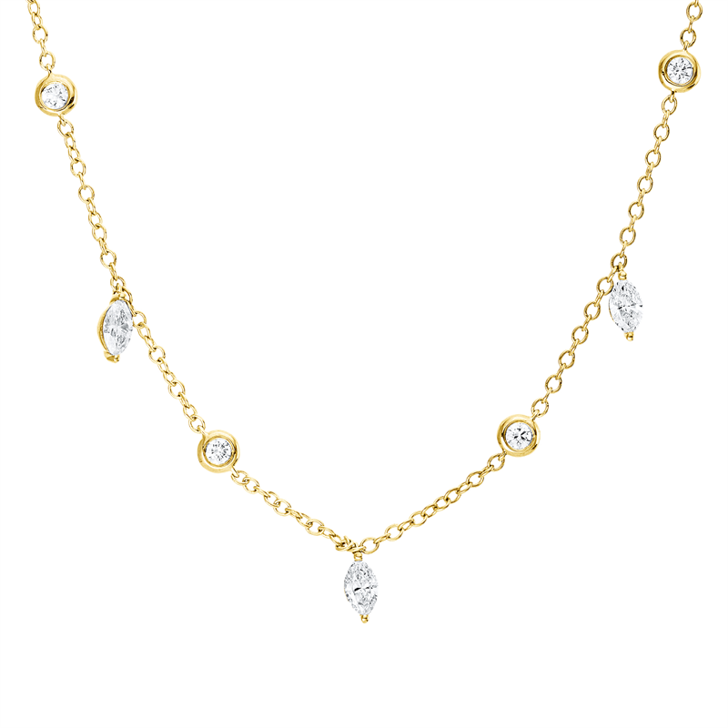 Modern Woman Collier Weißgold 18kt 1,2ct