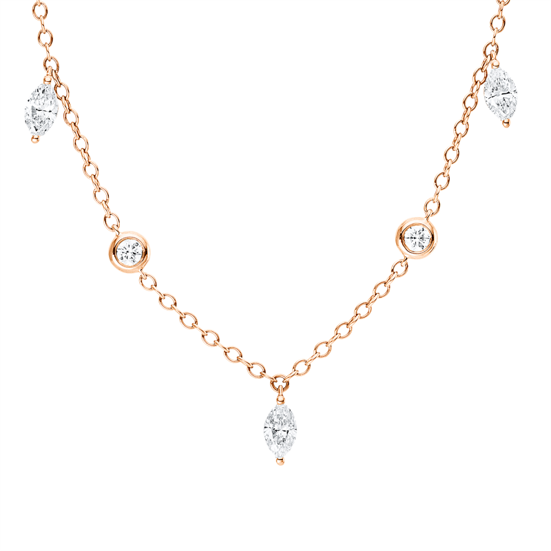 Modern Woman Collier Weißgold 18kt 1,2ct