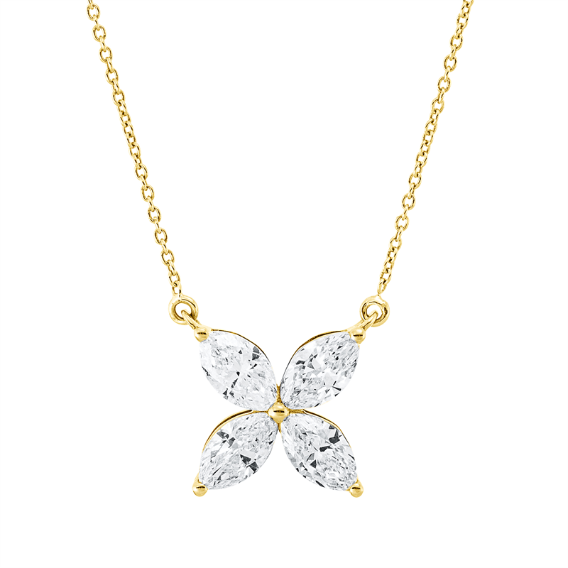 Modern Woman Collier Gelbgold 18kt 0,75ct
