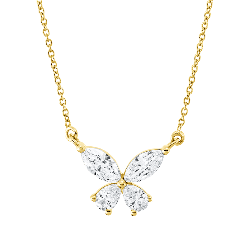 Modern Woman Collier Weißgold 18kt 0,46ct