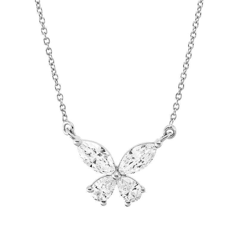 Modern Woman Collier Weißgold 18kt 0,46ct
