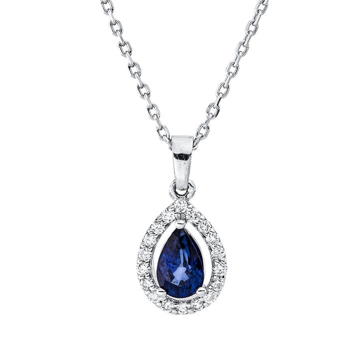 Farbstein Classic Collier Weißgold 18kt Ref-4Q430