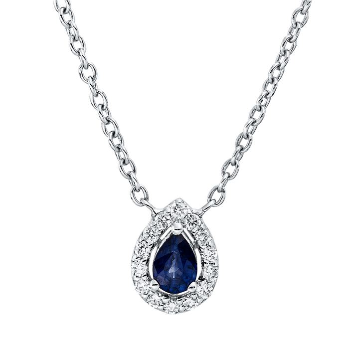 Farbstein Classic Collier Weißgold 18kt Ref-4Q435