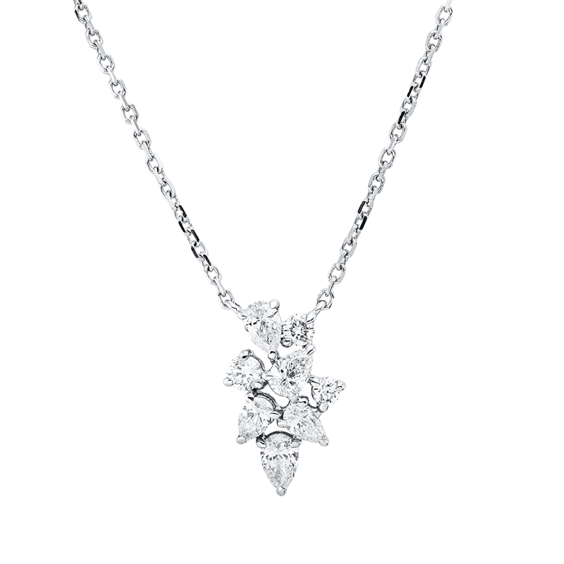 Modern Woman Collier Weißgold 18kt 0,47ct