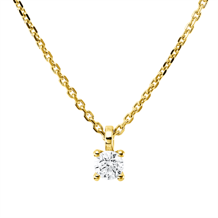 Solitaire Collier Gelbgold 18kt Ref-4Q488
