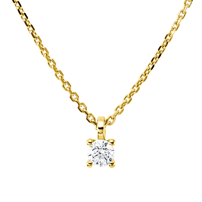 Solitaire Collier Gelbgold 18kt Ref-4Q488