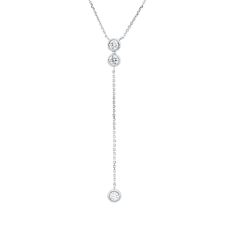 Modern Woman Collier Weißgold 18kt 0,3ct