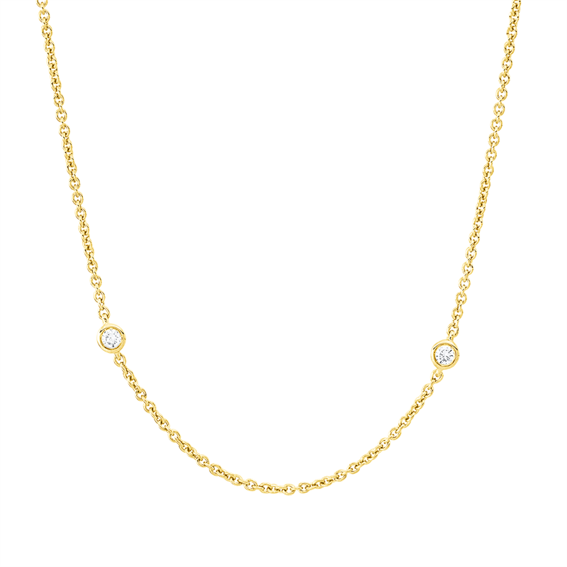Modern Woman Collier Gelbgold 18kt 0,24ct