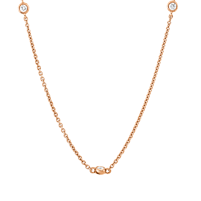 Modern Woman Collier Rotgold 18kt 0,3ct