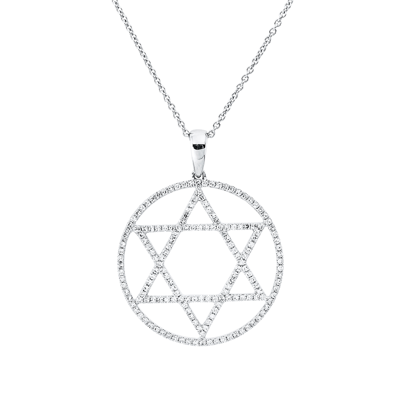 Symbol Collier Weißgold 18kt 0,44ct
